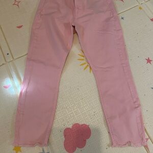 Pink Ankle & Cropped Jeans